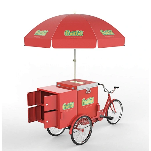 Tricycle vending cart , Food vending cart , Street vendors cart